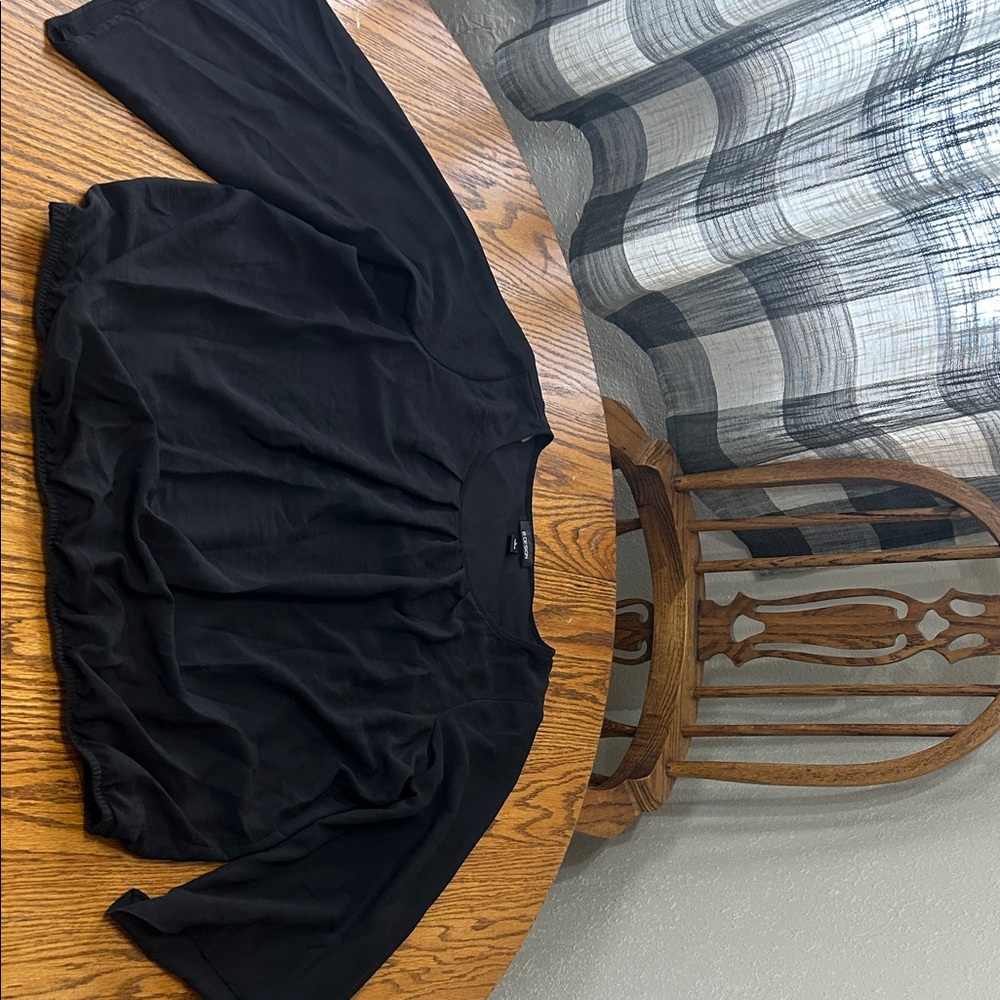 Chic Black Women's Blouse